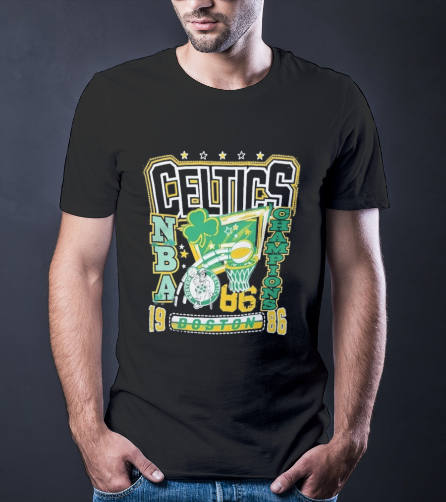 Celtics NBA Champions 1986 Boston '47 Collection T-Shirt