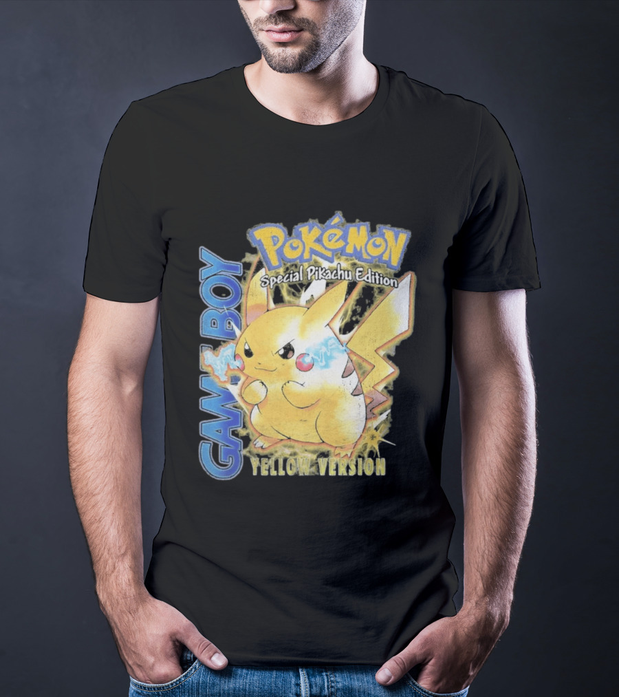 Game Boy Pokémon Special Pikachu Edition Yellow Version T-Shirt