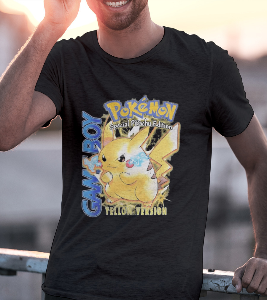 Game Boy Pokémon Special Pikachu Edition Yellow Version T-Shirt