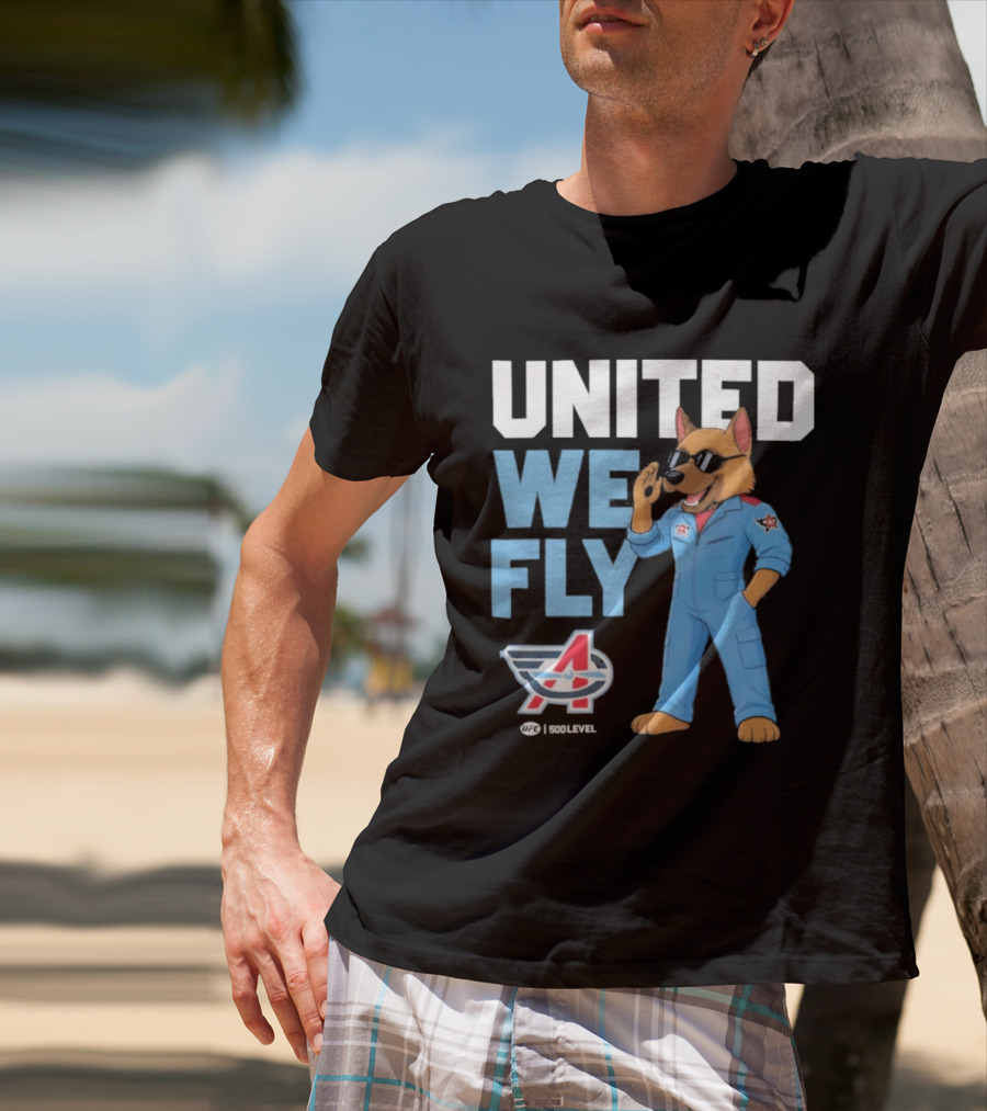 United We Fly Columbus Aviators UFL Maverick Navy T-Shirt