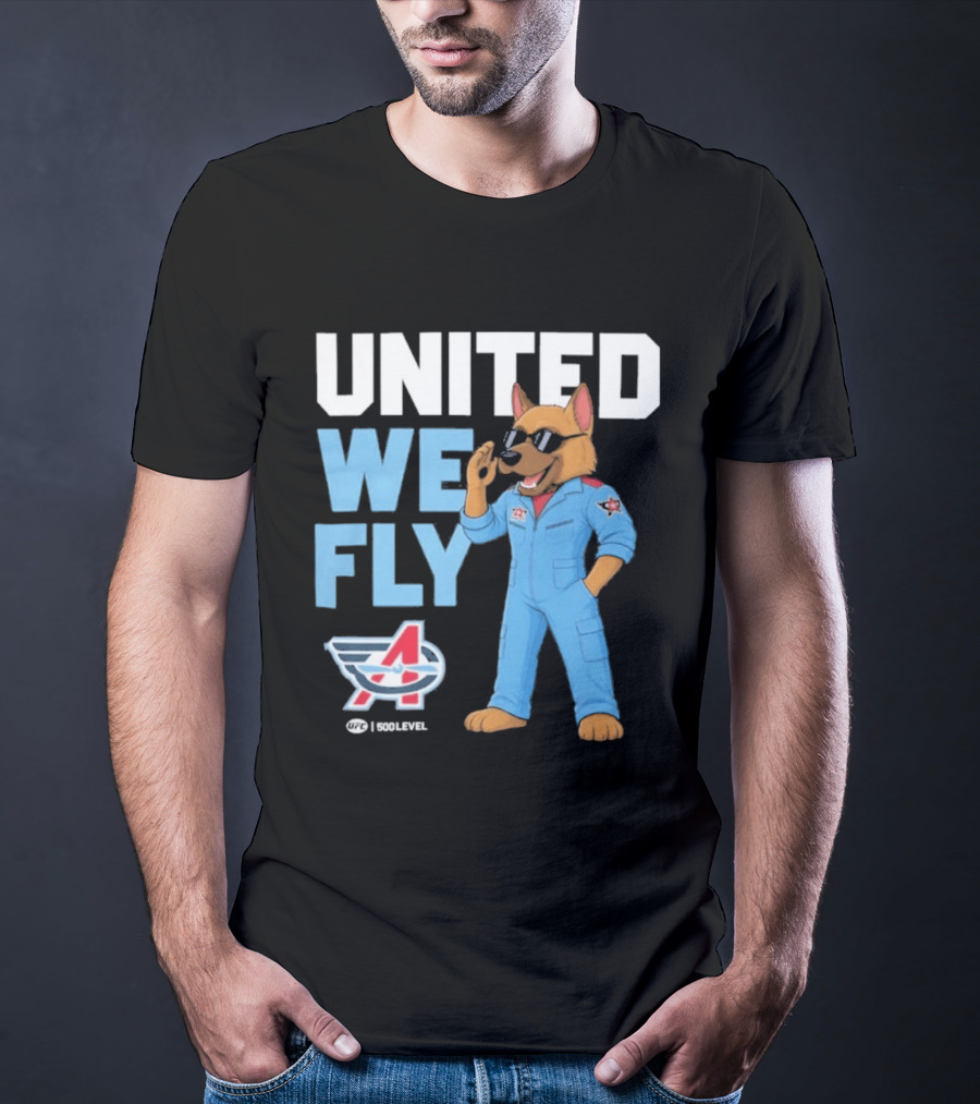 United We Fly Columbus Aviators UFL Maverick Navy T-Shirt