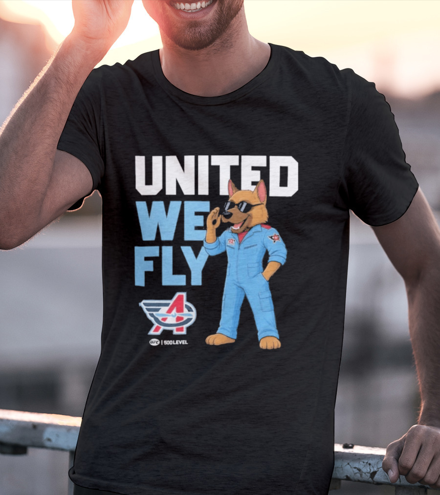 United We Fly Columbus Aviators UFL Maverick Navy T-Shirt