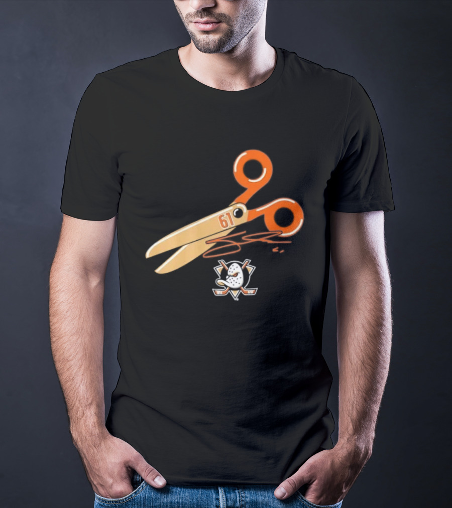 Cutter Gauthier Need To Cut It Scissors 61 Anaheim Ducks T-Shirt