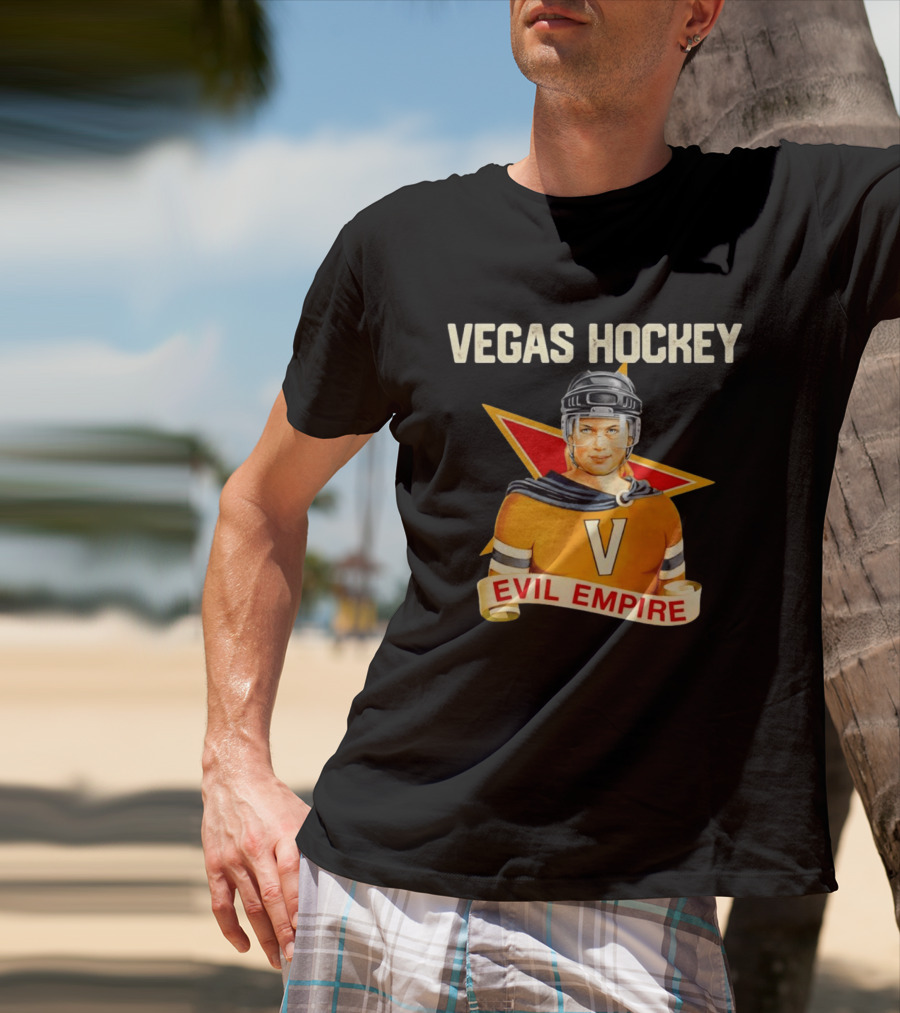Vegas Hockey Ivan Drago Evil Empire T-Shirt