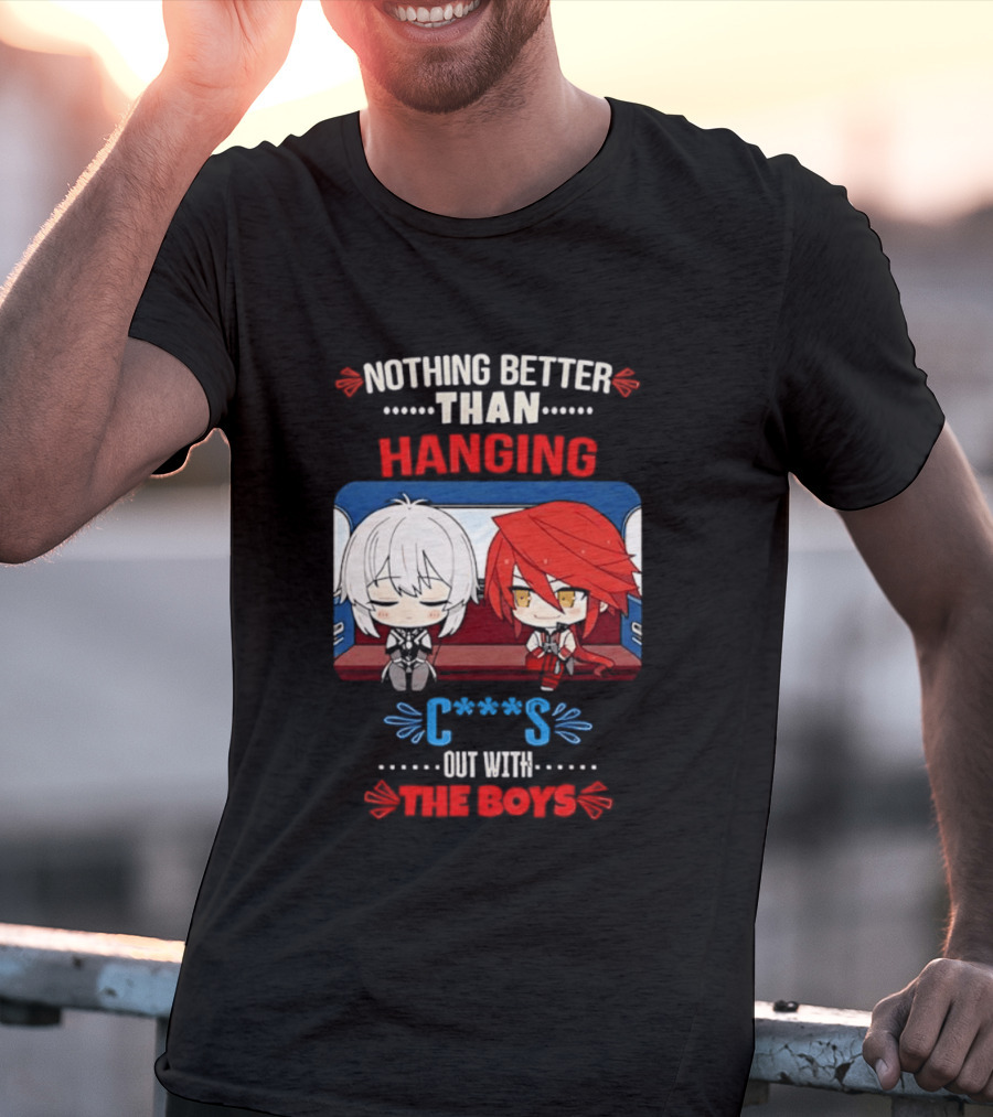 Nothing Better Than Hanging Out With The Boys Otto Apocalypse Kevin Kaslana Honkai Impact 3rd T-Shirt