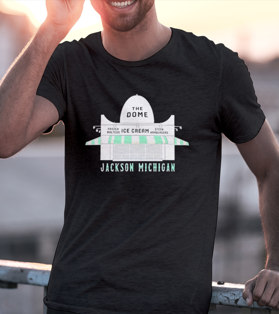 The Dome Ice Cream Shop Jackson Michigan T-Shirt