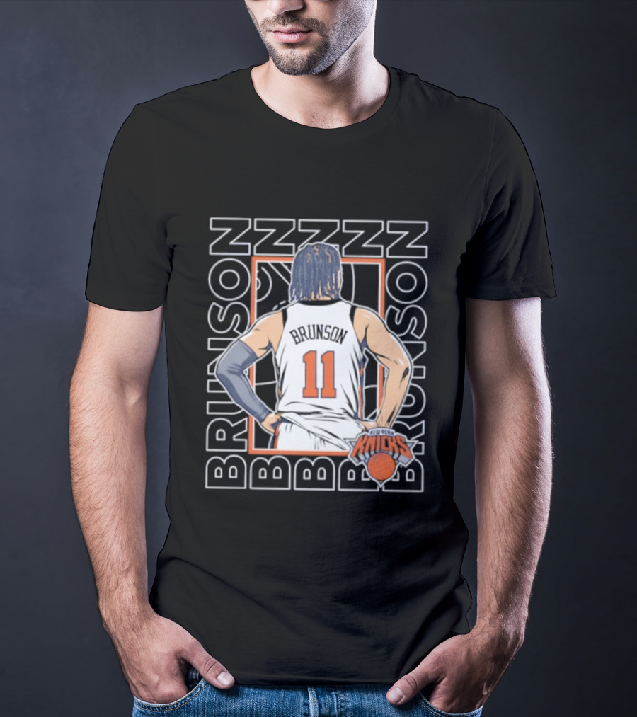 Jalen Brunson New York Knicks ZZZ ZZZ 11 Basketball Star T-Shirt