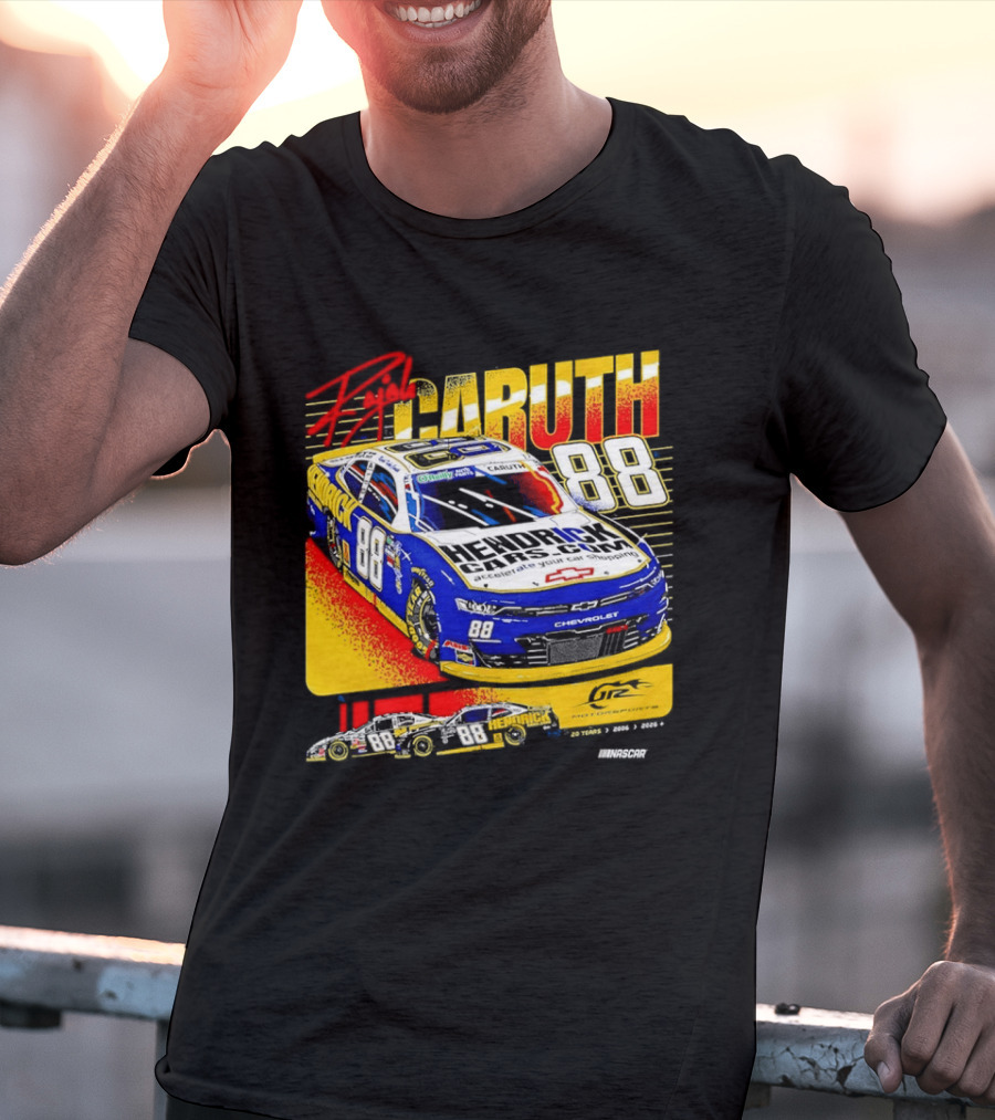 Ralph Caruth 88 Hendrick Cars.com Chevrolet Motorsports NASCAR Racing T-Shirt