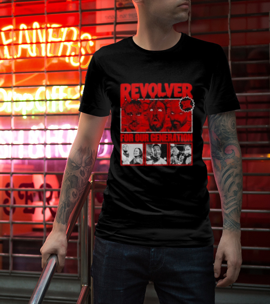 Revolver Horror Faces For Our Generation T-Shirt