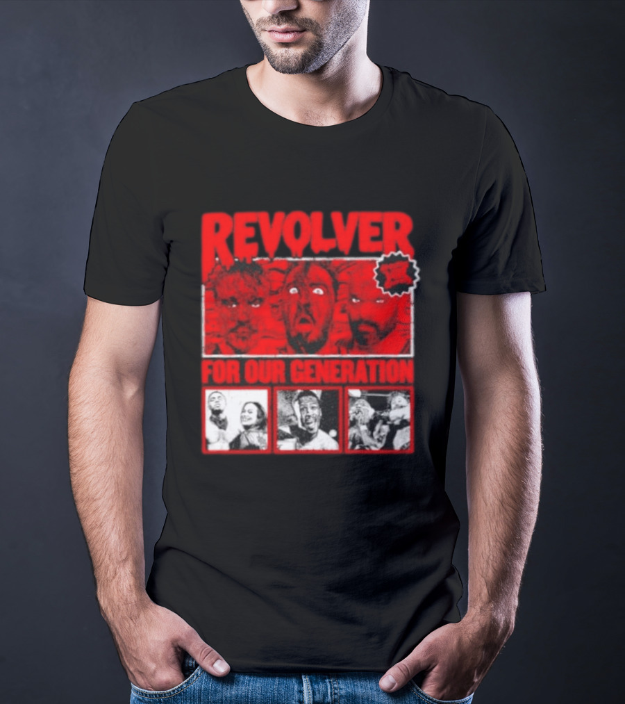 Revolver Horror Faces For Our Generation T-Shirt