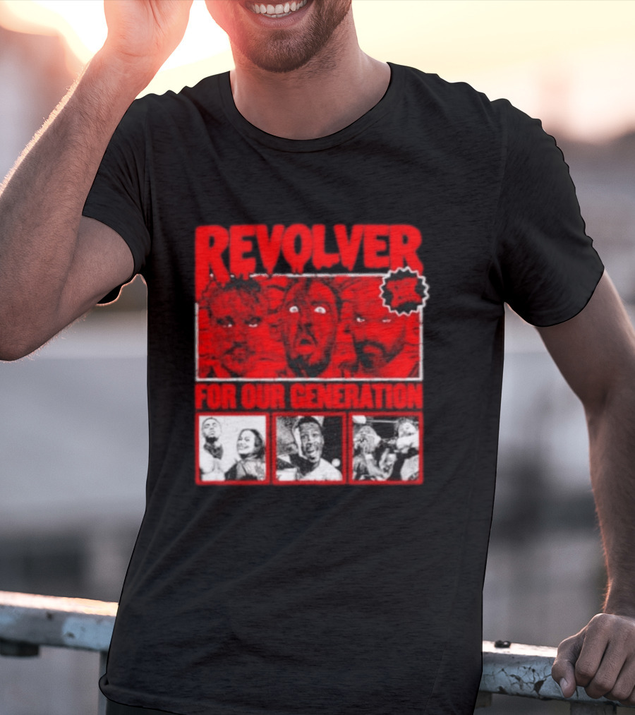Revolver Horror Faces For Our Generation T-Shirt