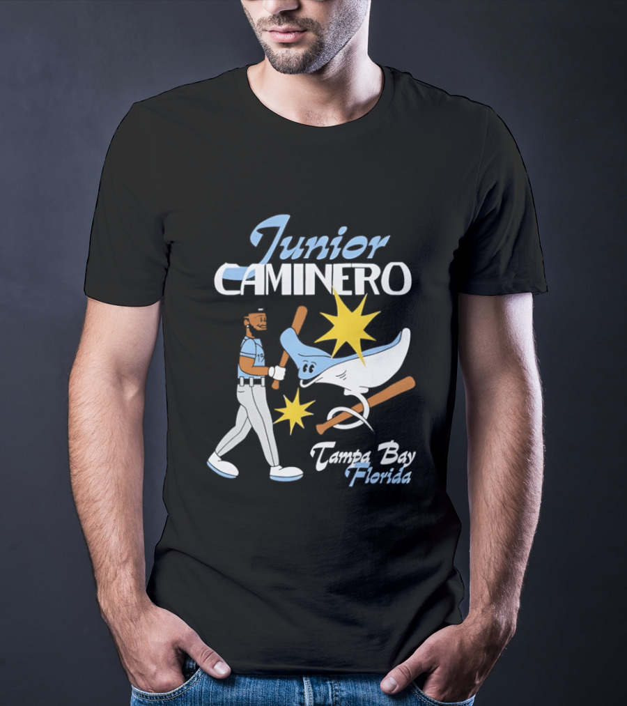Junior Caminero Tampa Bay Florida Baseball Star And Ray T-Shirt