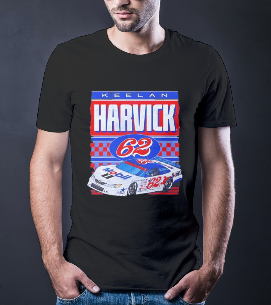 Keelan Harvick 62 Mobil 1 Toyota Camry NASCAR Racing T-Shirt