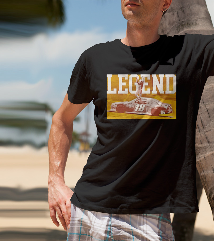 Kyle Busch 18 M&Ms Joe Gibbs Racing NASCAR Cup Series Legend Victory Celebration T-Shirt