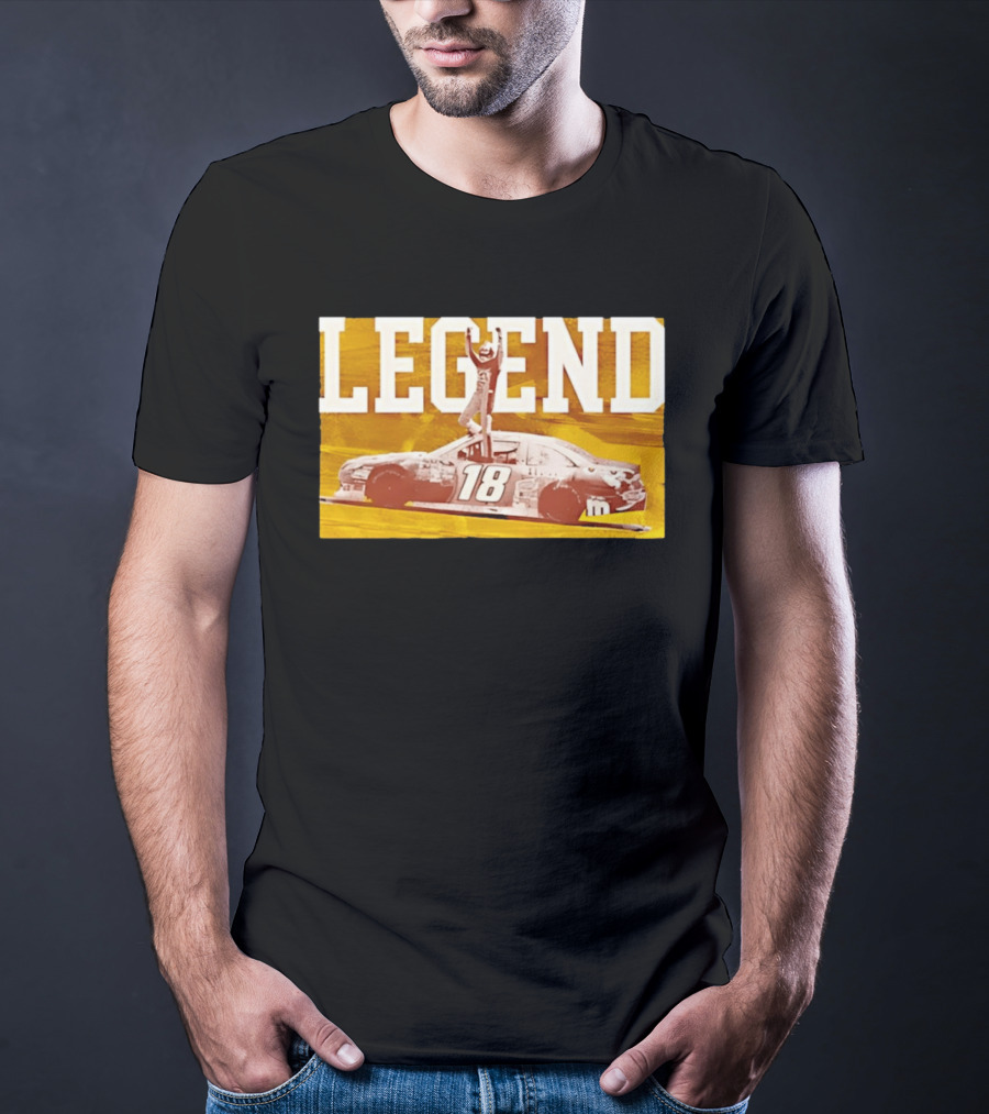 Kyle Busch 18 M&Ms Joe Gibbs Racing NASCAR Cup Series Legend Victory Celebration T-Shirt