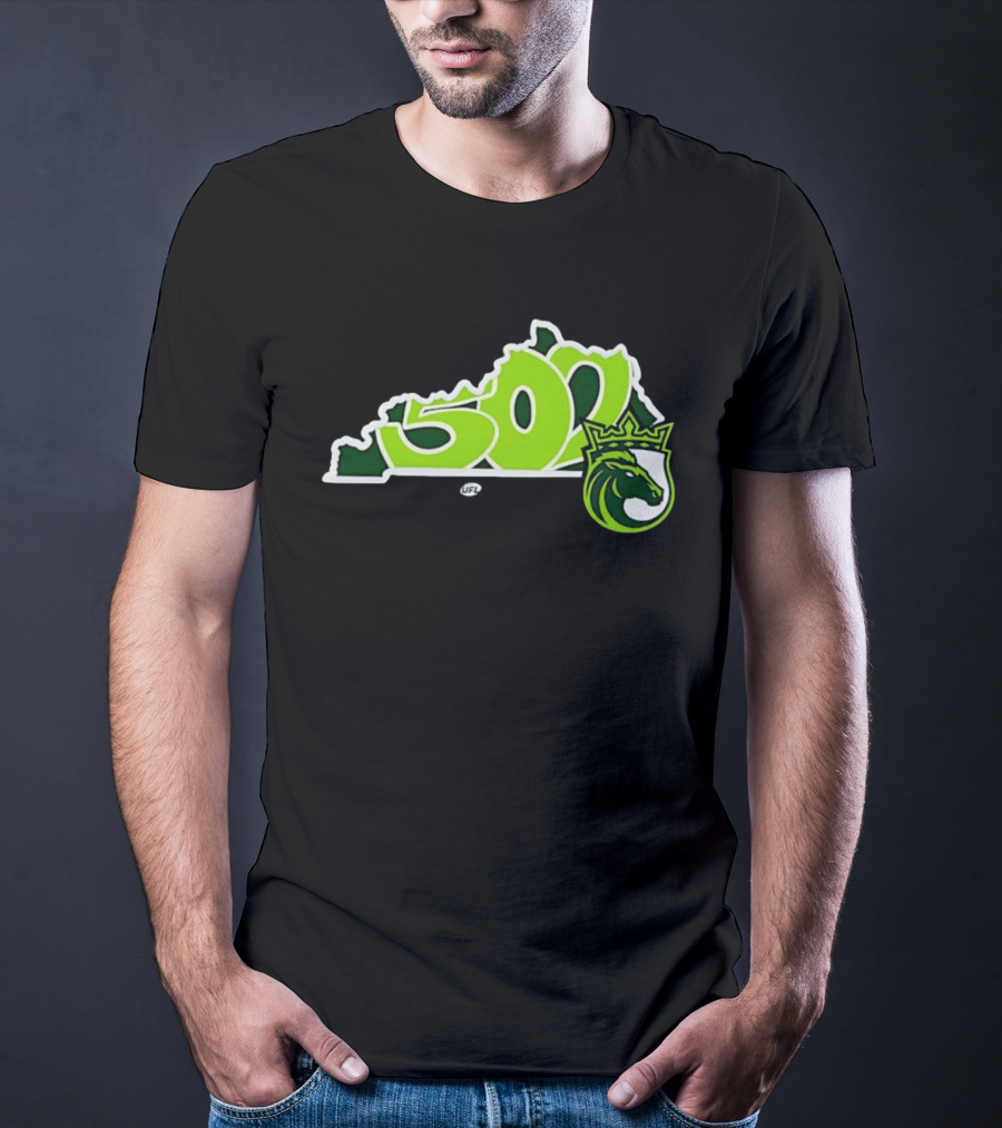 Louisville Kentucky 502 Xtreme United Football UFL Dragon Crest T-Shirt