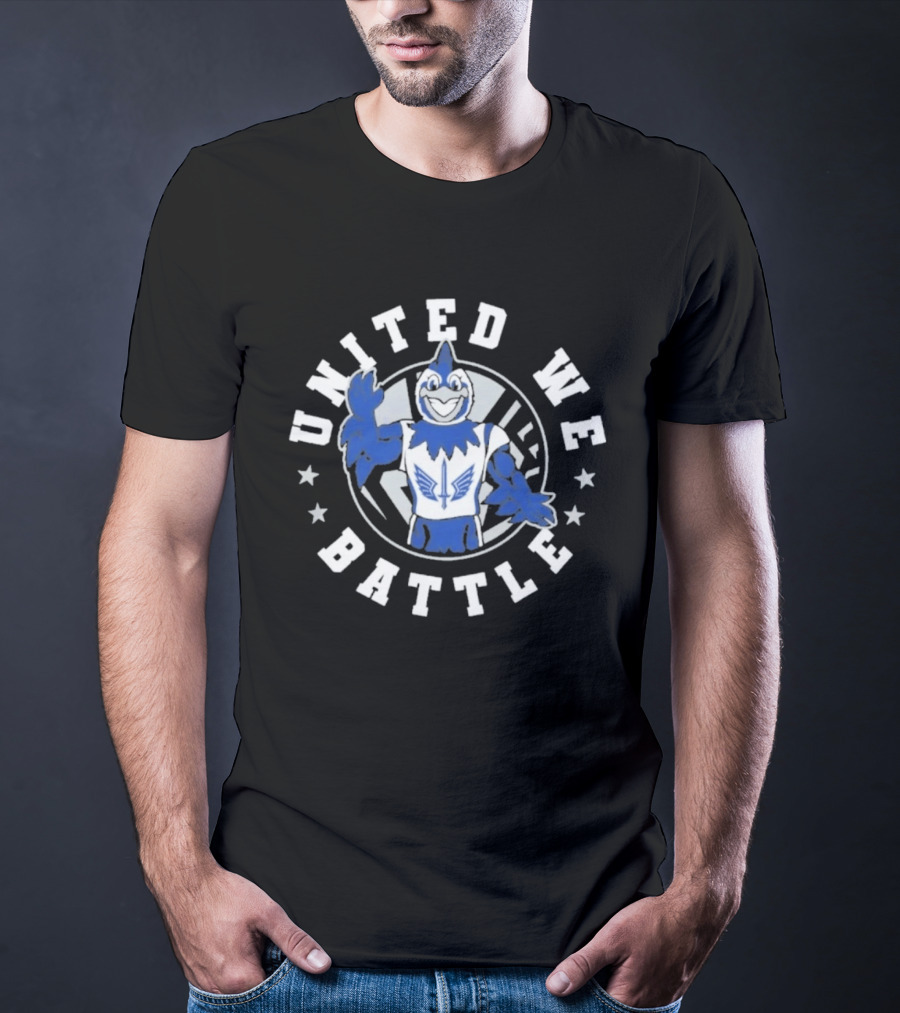St. Louis Battlehawks Mascot United We Battle UFL T-Shirt