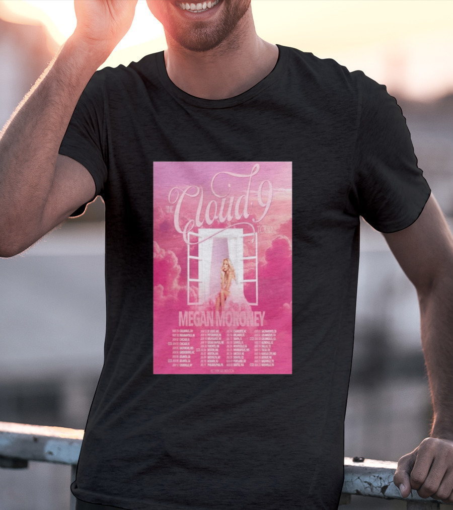 The Cloud 9 Tour Megan Moroney Chicago June 02 2026 T-Shirt