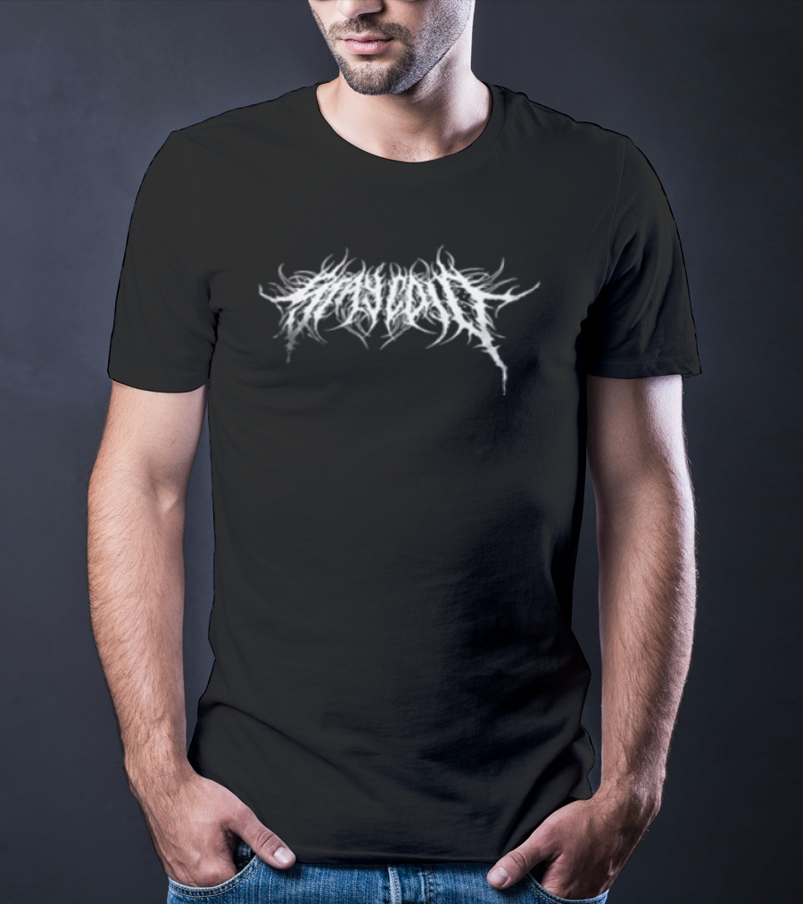 Stay Cold Venom Arc Regular Distorted Text Style In White And Black T-Shirt