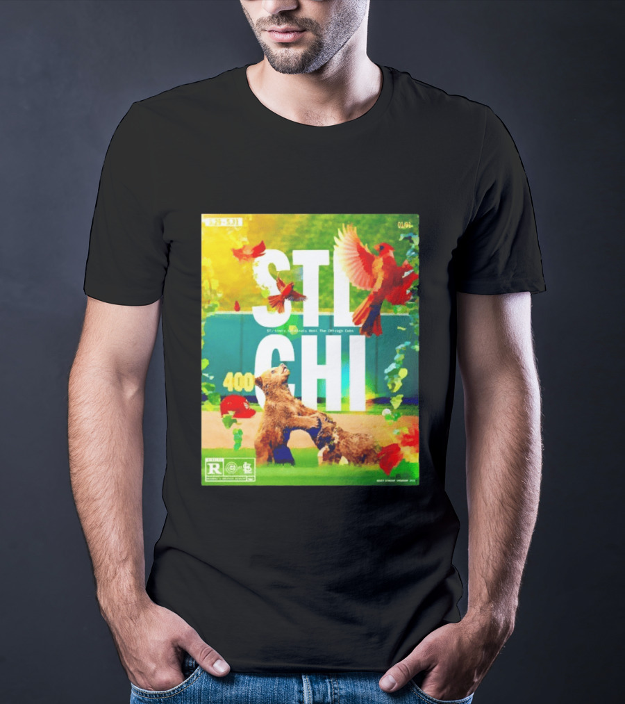 STL CHI St Louis Cardinals Vs Chicago Cubs 400 Stadium Rivalry 9 25 31 T-Shirt