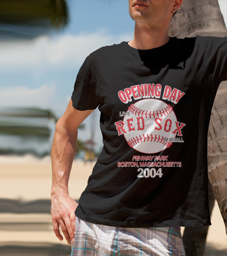 Opening Day Red Sox Fenway Park Boston Massachusetts 2004 T-Shirt