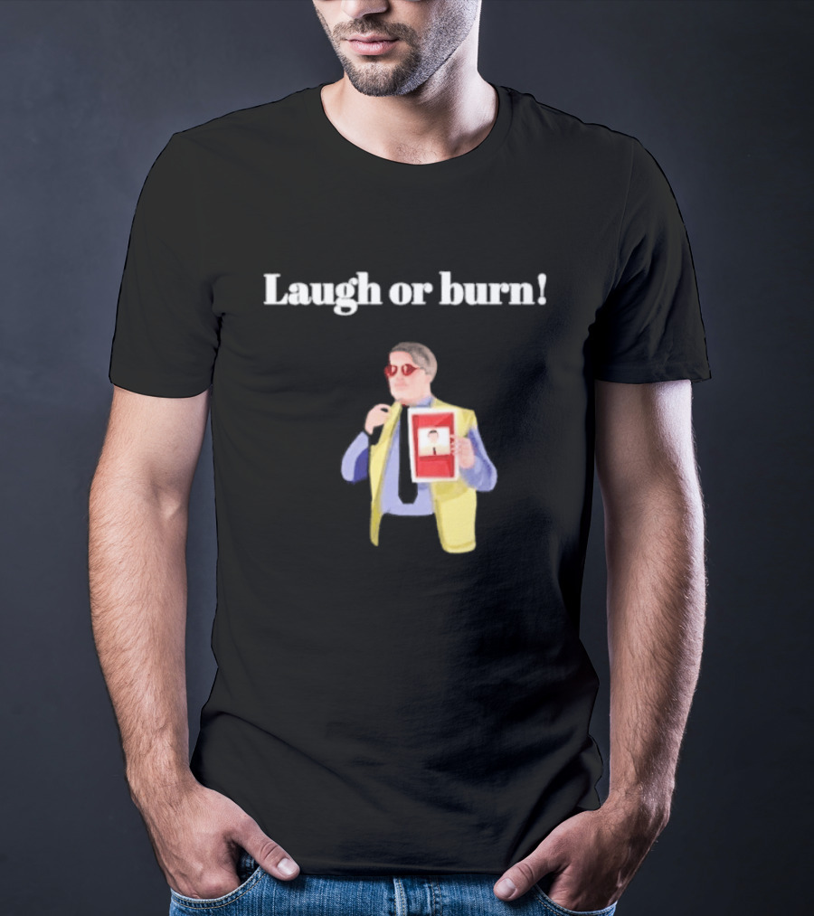Hannibal Lecter Laugh Or Burn Will Graham The Running Man T-Shirt