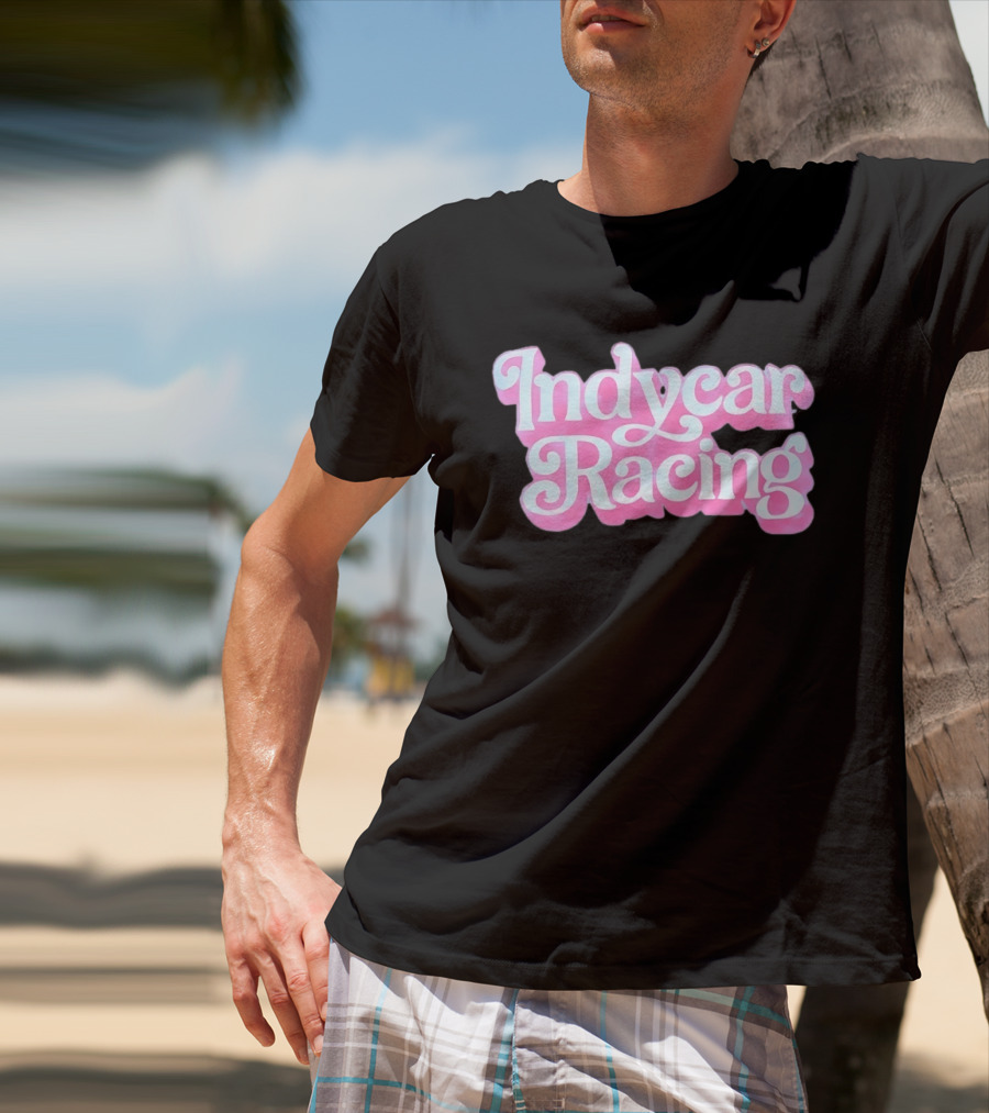 IndyCar Racing Barbie Pink T-Shirt