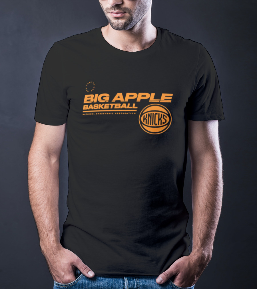 Big Apple Basketball New York Knicks National Basketball Association T-Shirt