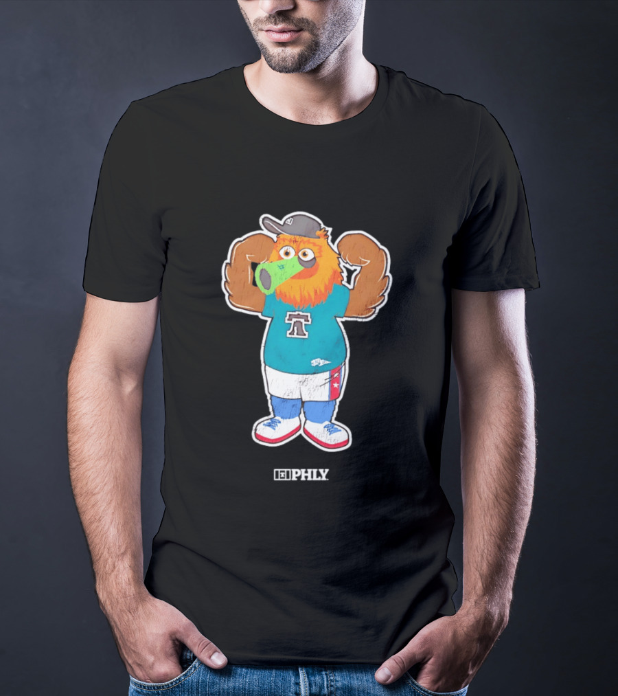 Phillie Phanatic Peashooter Phillies Eagles Plants Vs Zombies Mashup PHLY Fan T-Shirt