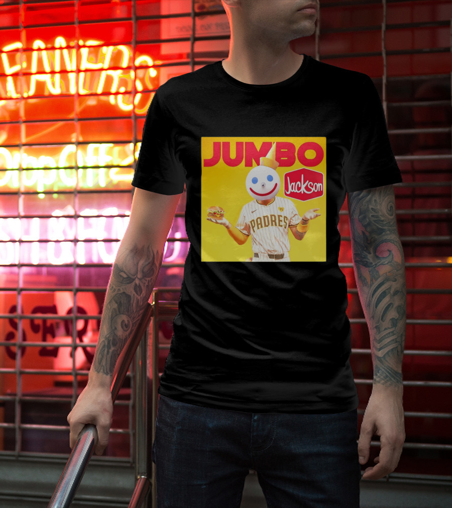 San Diego Padres MLB Jumbo Jack Jackson Collaboration T-Shirt