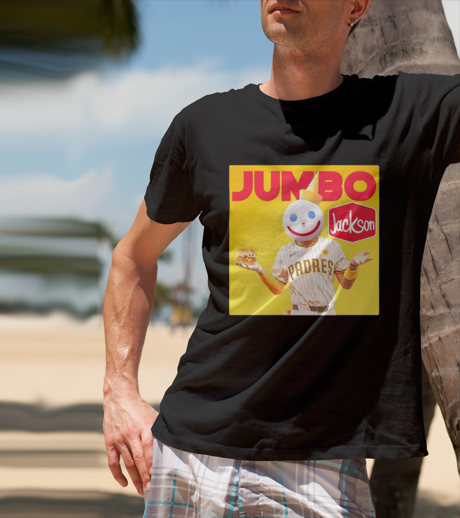 San Diego Padres MLB Jumbo Jack Jackson Collaboration T-Shirt