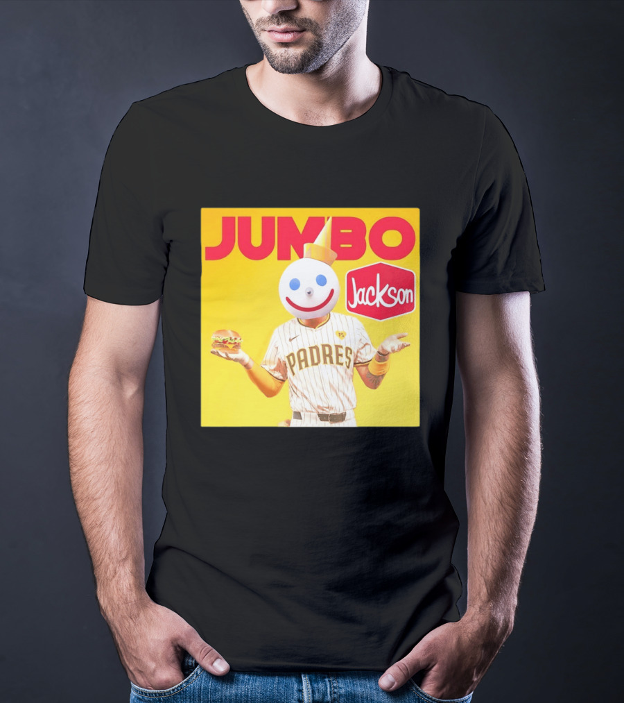 San Diego Padres MLB Jumbo Jack Jackson Collaboration T-Shirt