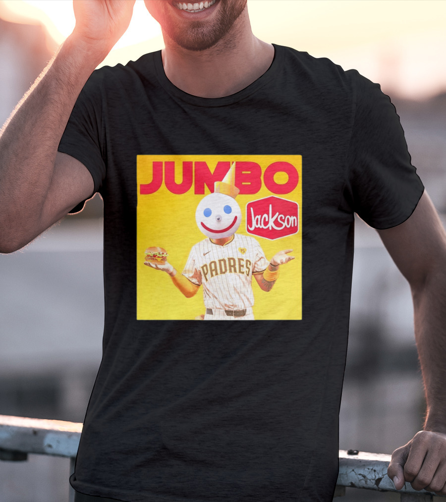 San Diego Padres MLB Jumbo Jack Jackson Collaboration T-Shirt