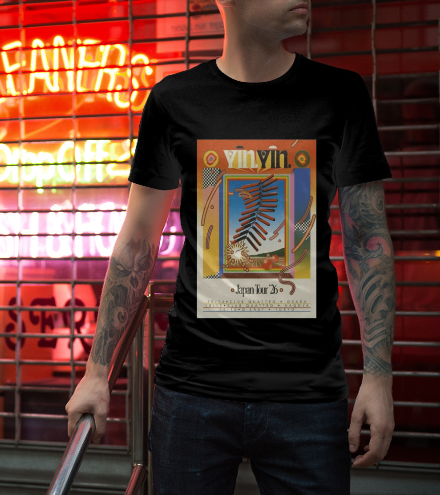 YinYin Japan Tour 2026 Club Quattro Osaka Nagoya Tokyo T-Shirt