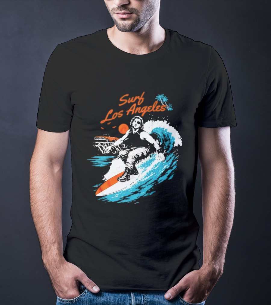 Surf Los Angeles Snake Plissken Escape From New York T-Shirt