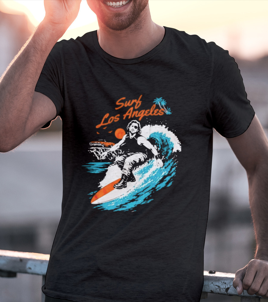 Surf Los Angeles Snake Plissken Escape From New York T-Shirt