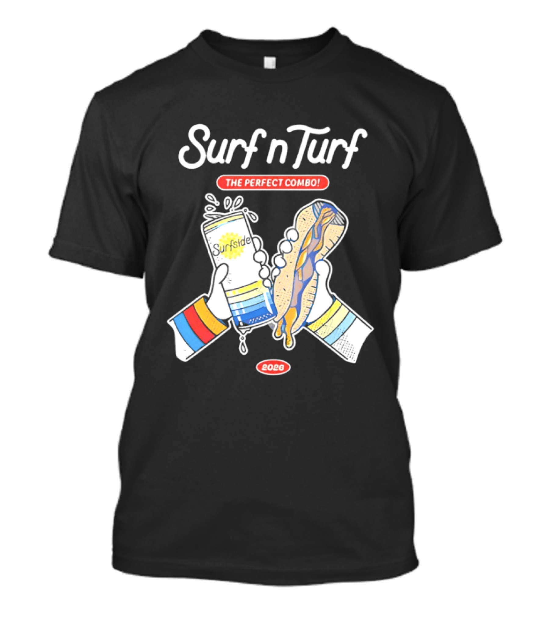 Surf N Turf The Perfect Combo Surfside 2026 T-Shirt