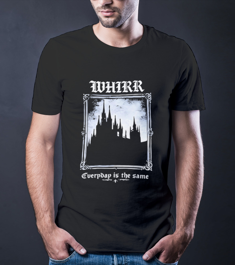 WHIRR Everyday Is The Same Gothic Castle Scene T-Shirt