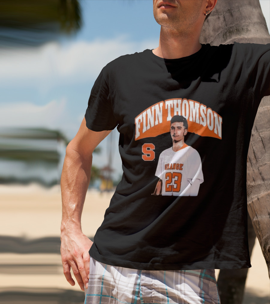 Syracuse Orange Lacrosse Finn Thomson Number 23 T-Shirt