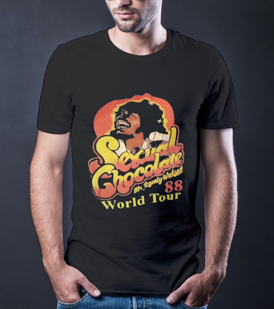 Sexual Chocolate Mr Randy Watson 88 World Tour Eddie Murphy Coming To America T-Shirt