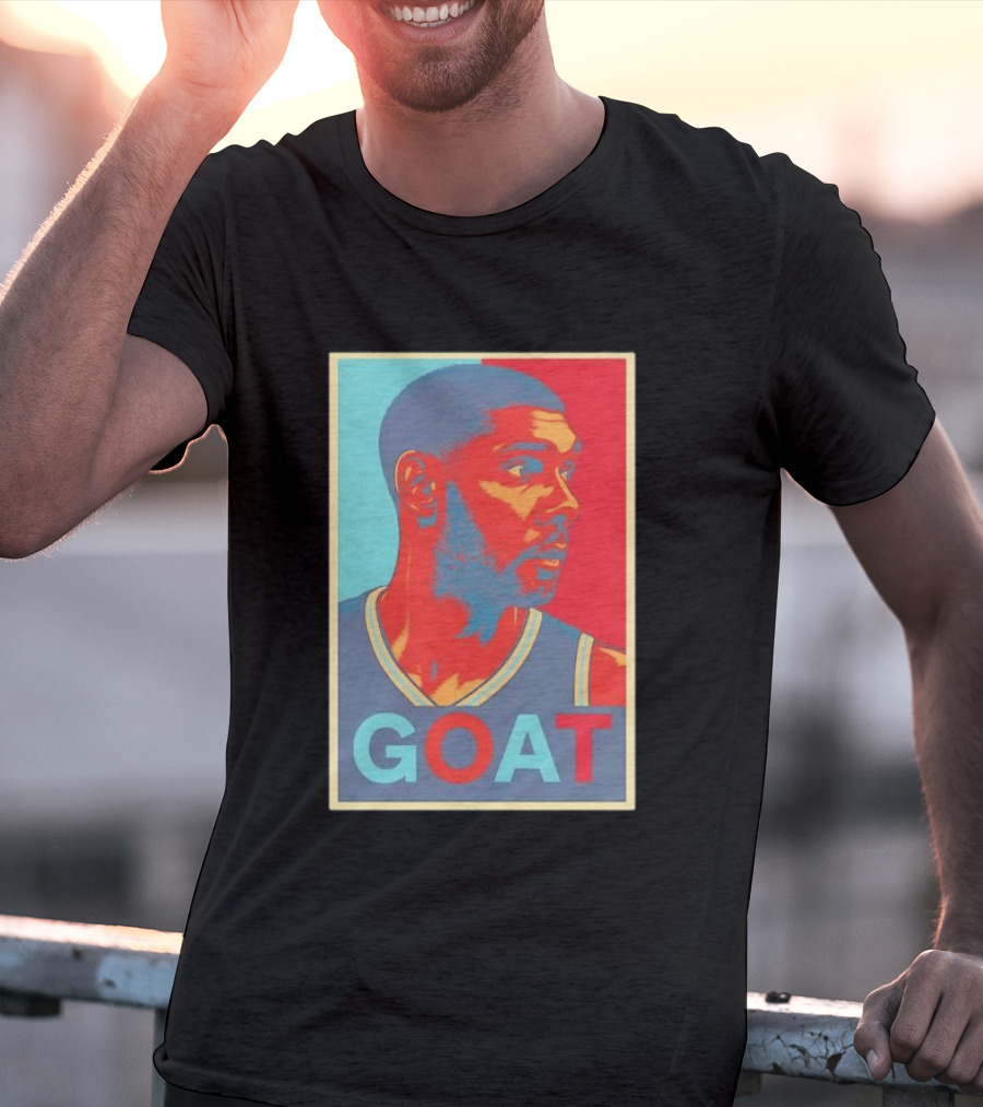 GOAT Tim Duncan San Antonio Spurs T-Shirt