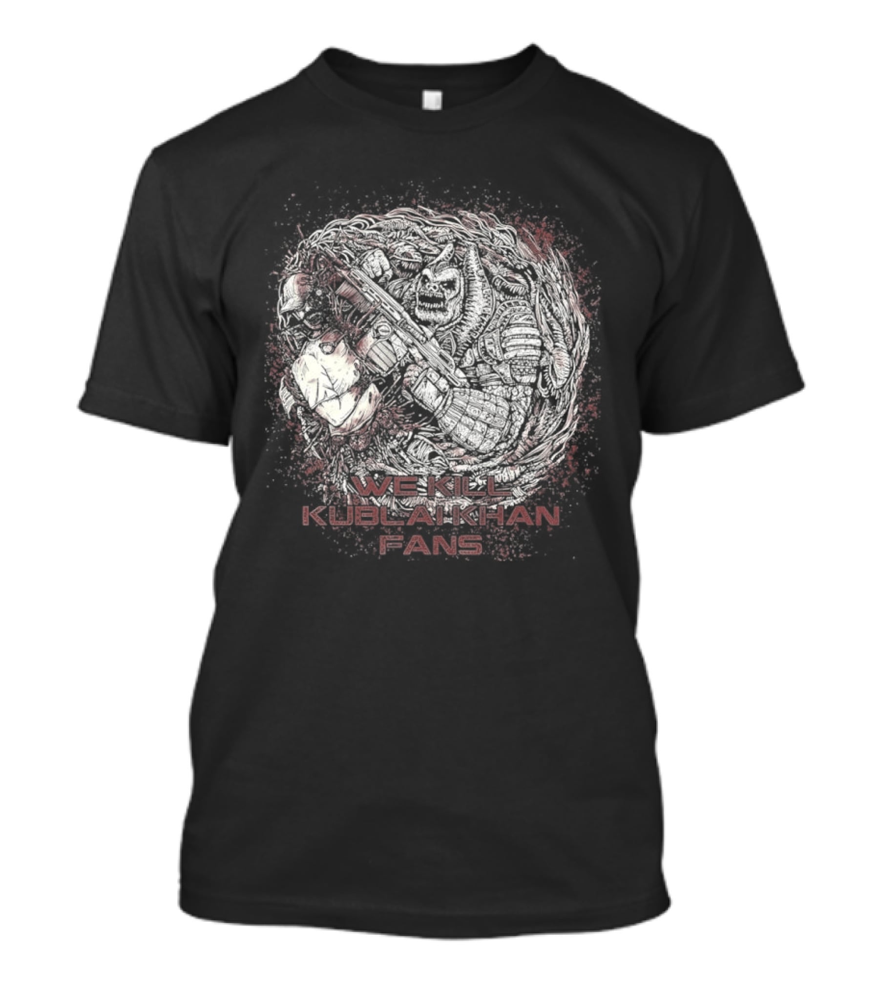 We Kill Kublai Khan Fans Viscera Crown T-Shirt
