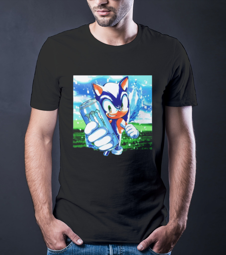 Mamono World Hedgehog Monster Energy T-Shirt