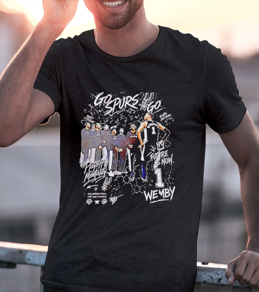 Spurs Built Different No Hype Just Work Future Is Now Wembanyama Wemby T-Shirt