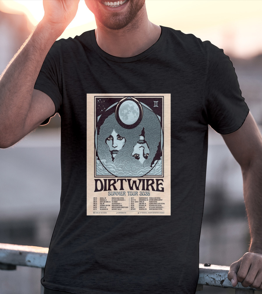 DIRTWIRE Summer Tour 2026 Concert Dates And Locations Music Festival T-Shirt