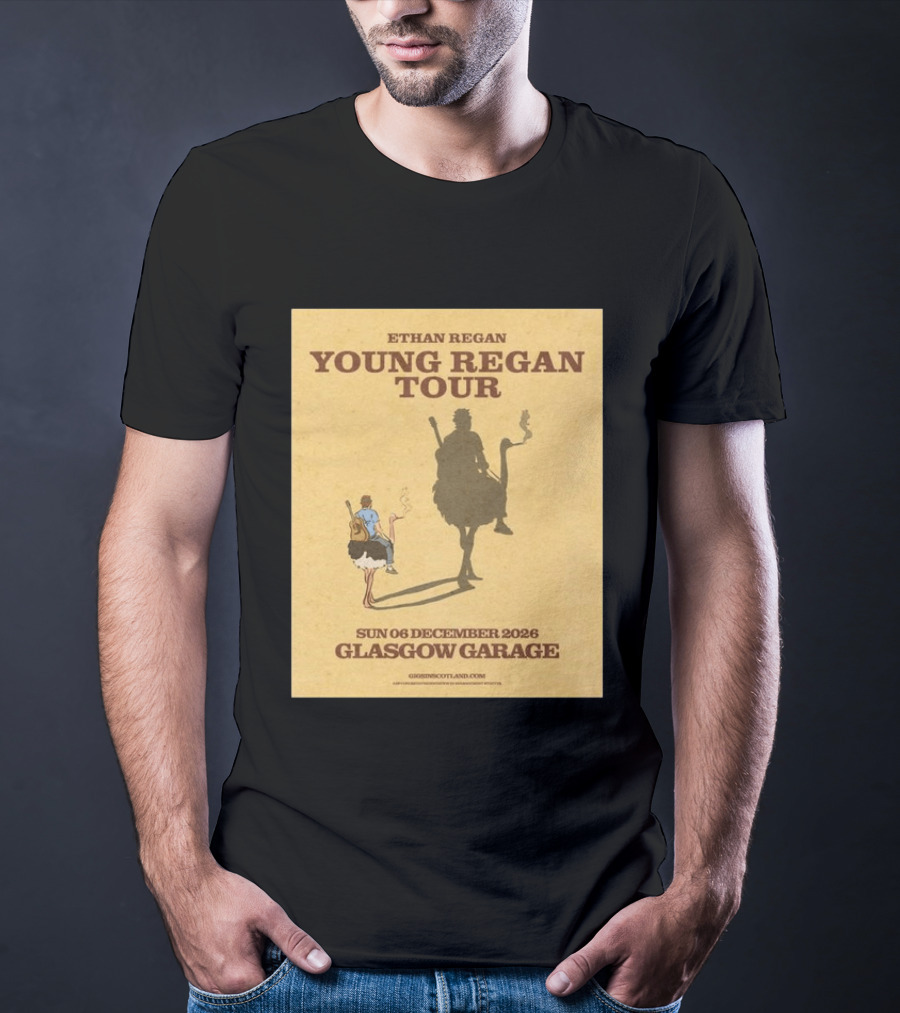 Ethan Regan Young Regan Tour December 2026 Glasgow Garage T-Shirt