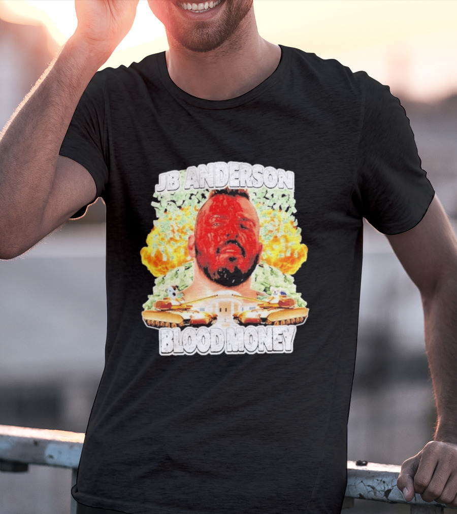JB Anderson Bloodmoney 90s Bootleg Explosion Cash Tanks T-Shirt