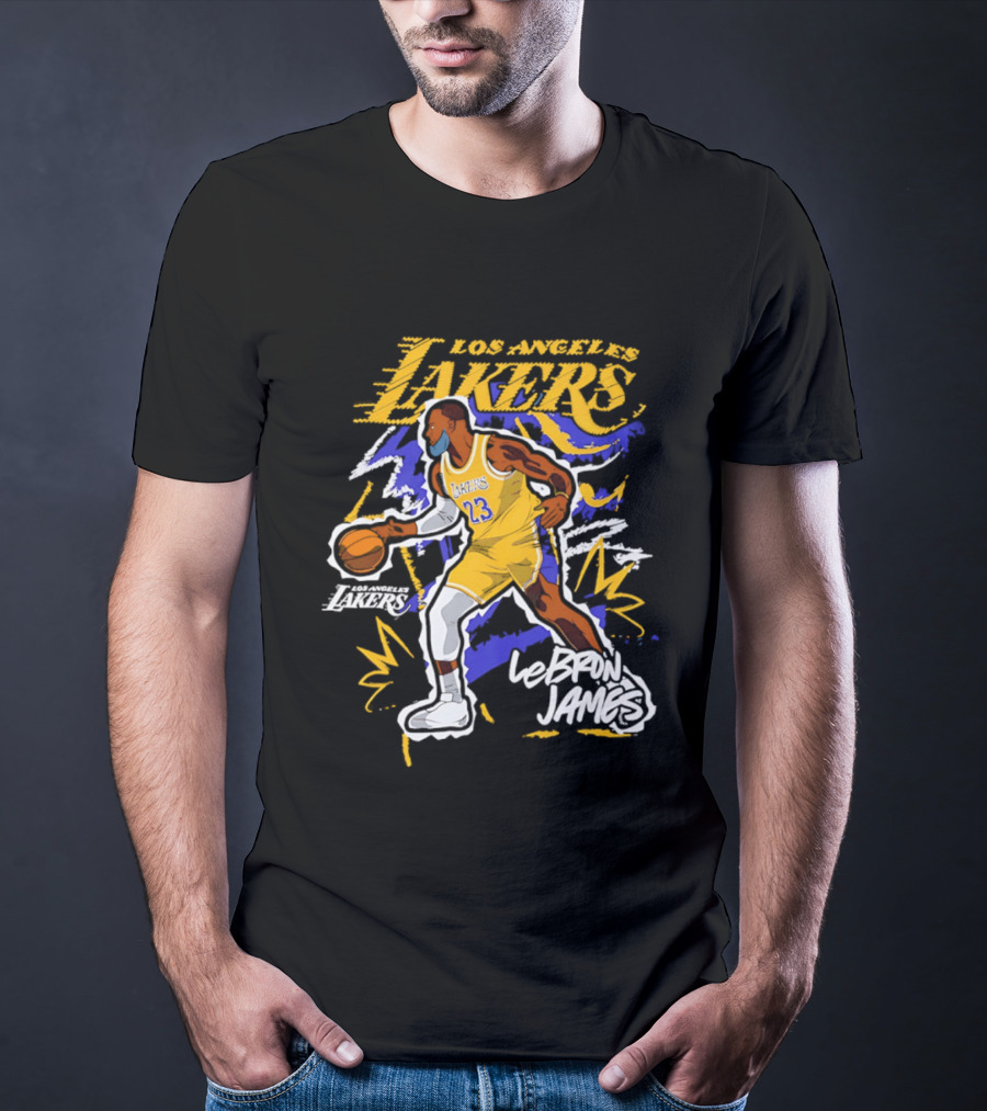 LeBron James Los Angeles Lakers Basketball T-Shirt
