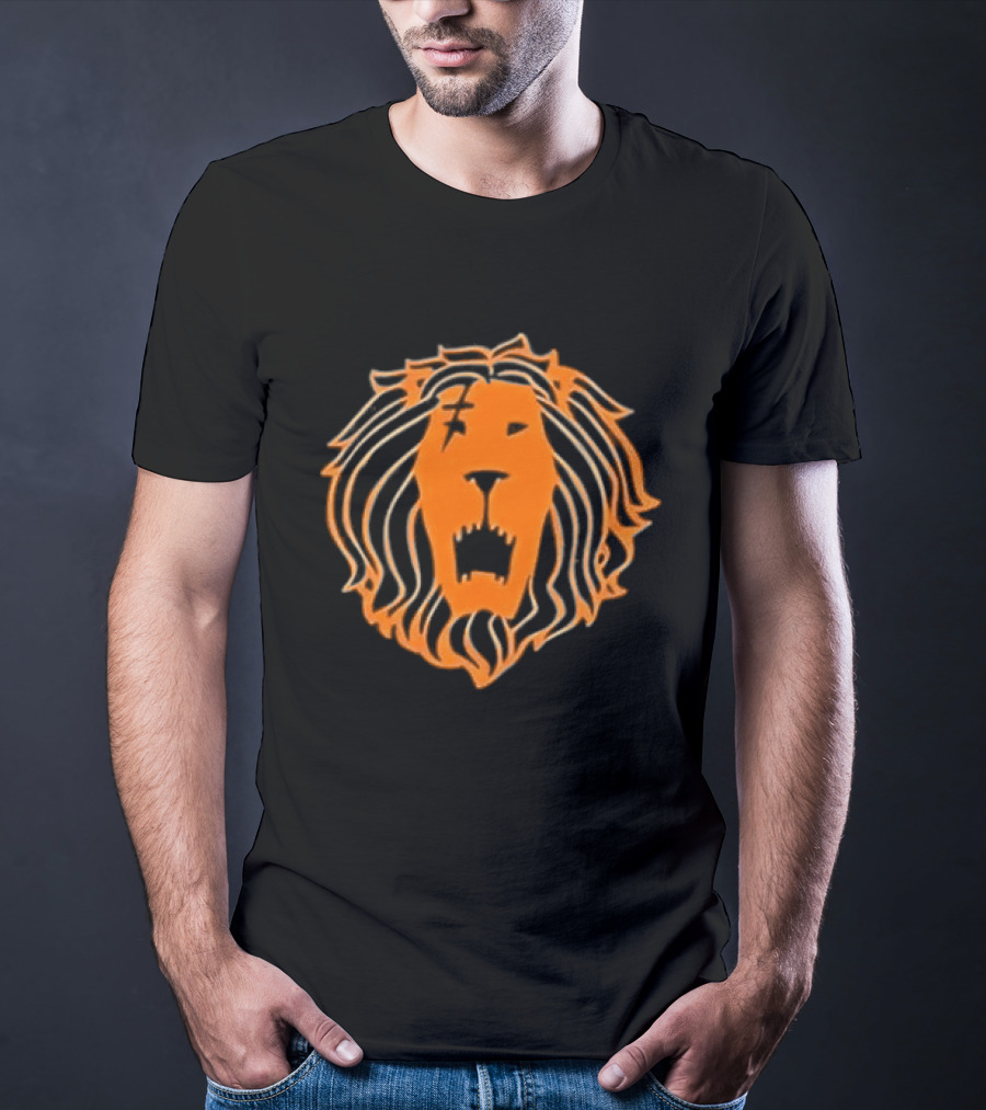 Lion Pride Seven Deadly Sins Rugged Roaring Face T-Shirt