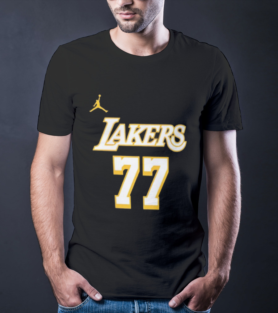 Luka Doncic Lakers 77 Jordan T-Shirt